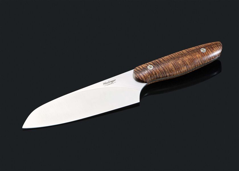 Curly Koa Evolution Chef Knife with 140 mm blade