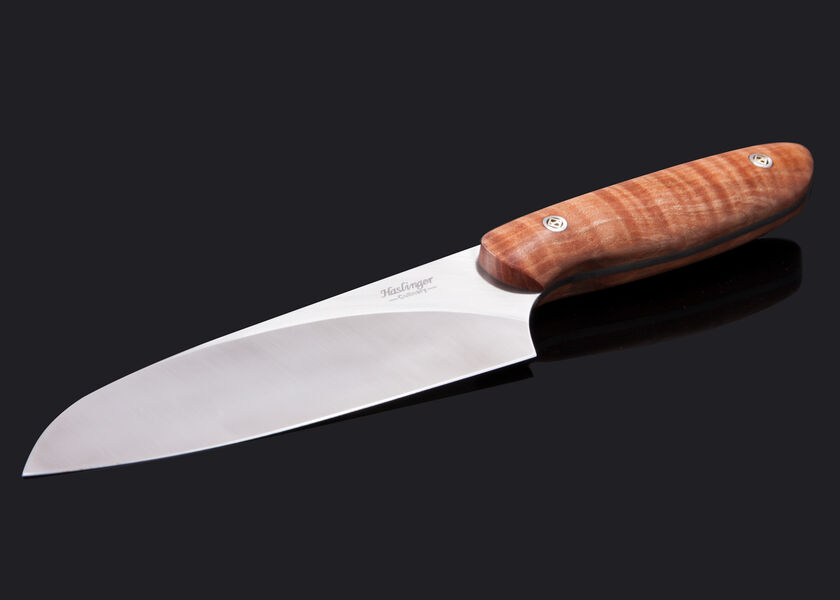 Evolution Chef Knife 140mm Blade with Fiddleback Maple Handle other view