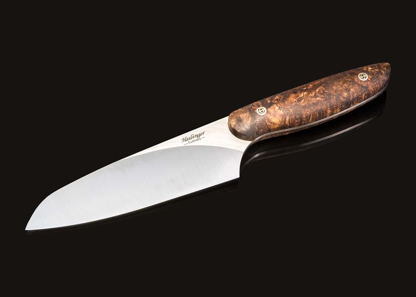 Evolution Chef Knife 140mm blade with Spalted Maple Handle