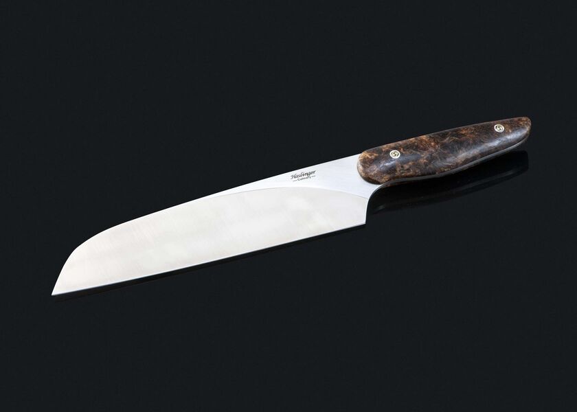 Evolution Chef Knife with Spalted Maple Handle 200mm
