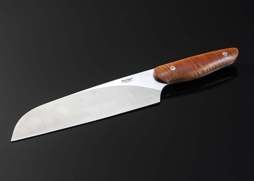 Evolution Chef Knife with Tiger Striped Maple Handle 200mm