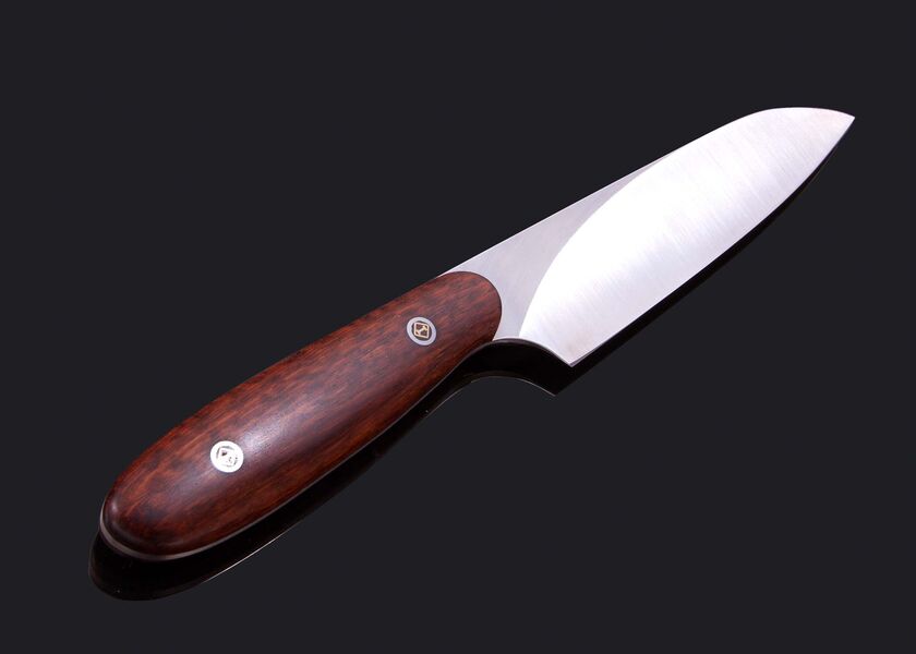 Santuko paring knife handled in snakewood other view