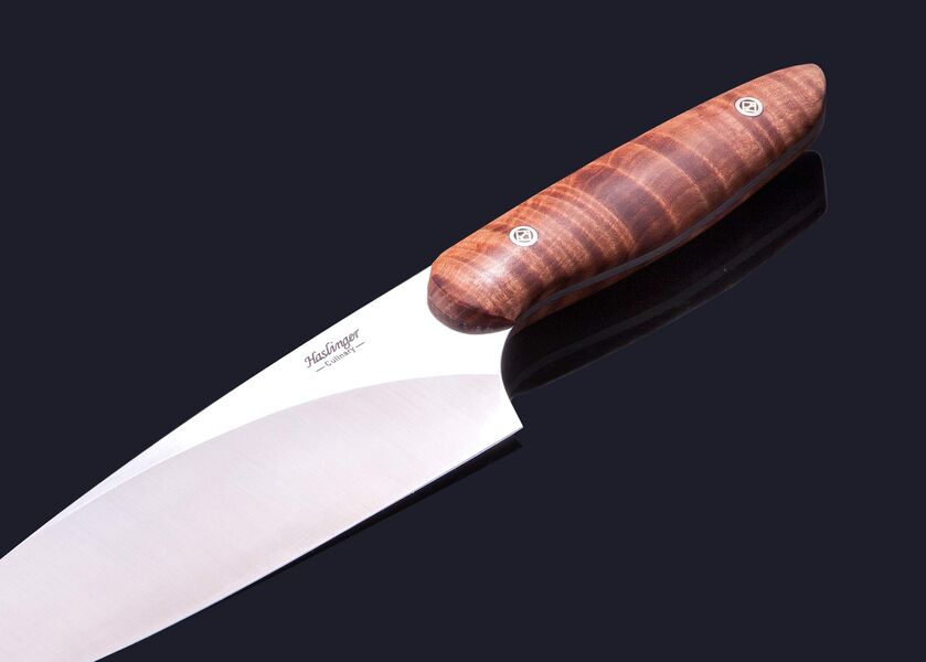 New Generation 8" Chef Knife Fiddleback Maple Handle