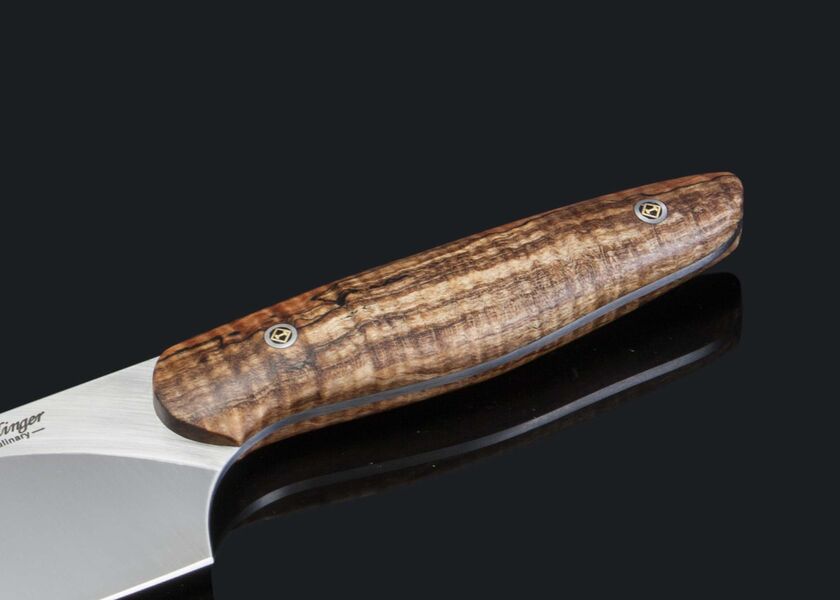 New Generation Chef Knife 10" - Spalted Maple Handle